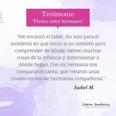 Testimonio Taller